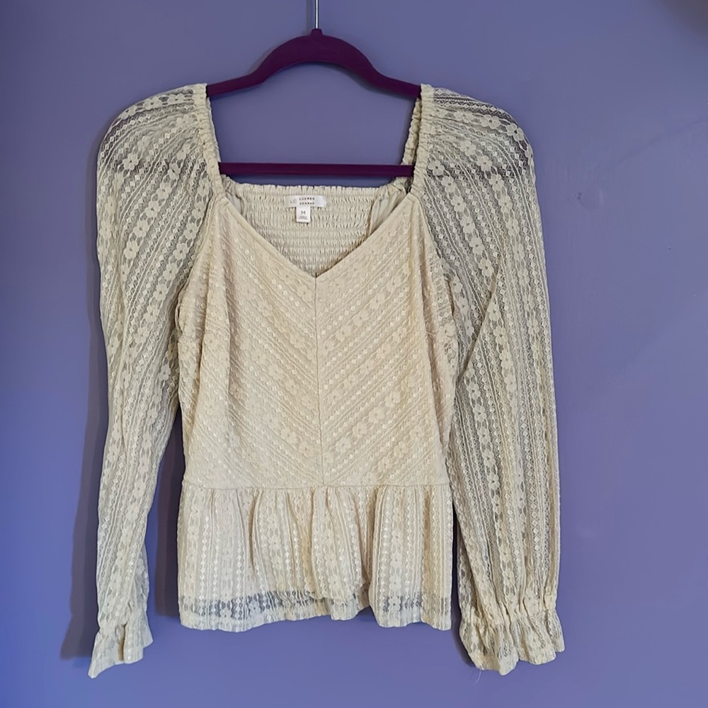 Lauren Conrad Lace Blouse